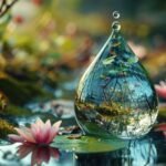 realistic-water-drop-with-ecosystem-world-water-day_23-2151196324